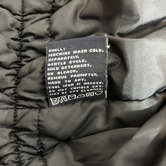 London Fog zip & button jacket removable hood lined pockets adjustable waist S - Picture 11 of 16